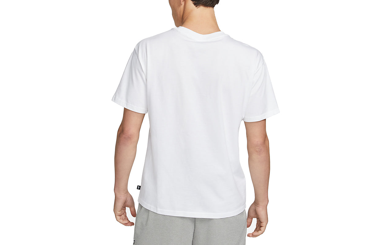 Nike SB Skateboard Sports Loose Round Neck Short Sleeve White DJ1217-100