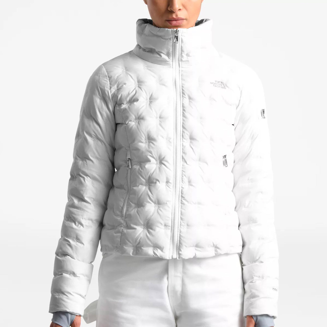 THE NORTH FACE Hollow Out Short Jacket White NF0A3MHGFN4