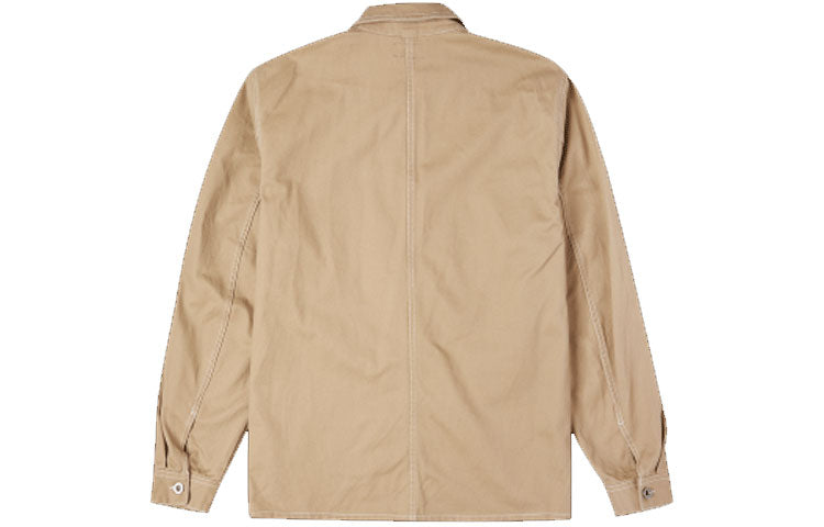 Men's Converse Cargo Casual Jacket Shirt Khaki 10024172-A01