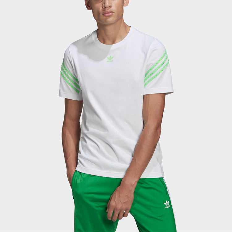 adidas originals x Crossover Round Neck Pullover Short Sleeve White GS2636