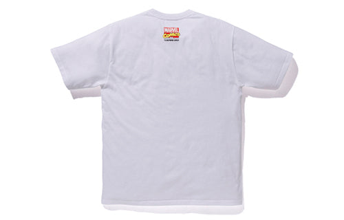 A Bathing Ape x Marvel Ape Head T-Shirt 'White Captain America' 1F23110921