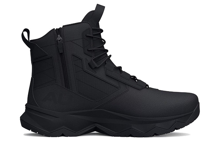 Under Armour Stellar G2 6-Inch Side Zip 'Black Pitch Grey' 3025579-001