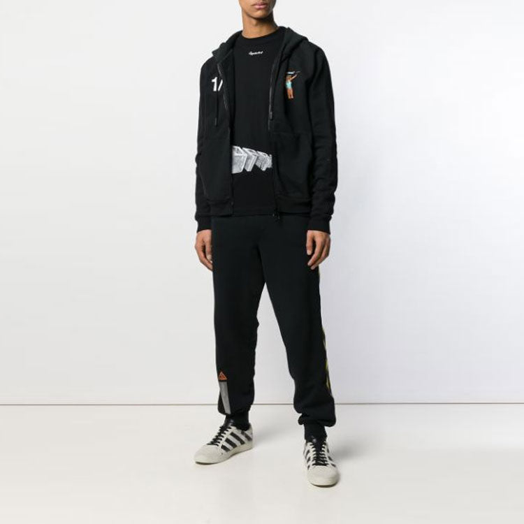 Off-White SS19 Dondi Woman Zipper Mens Sweater OMBE001R19B970071088