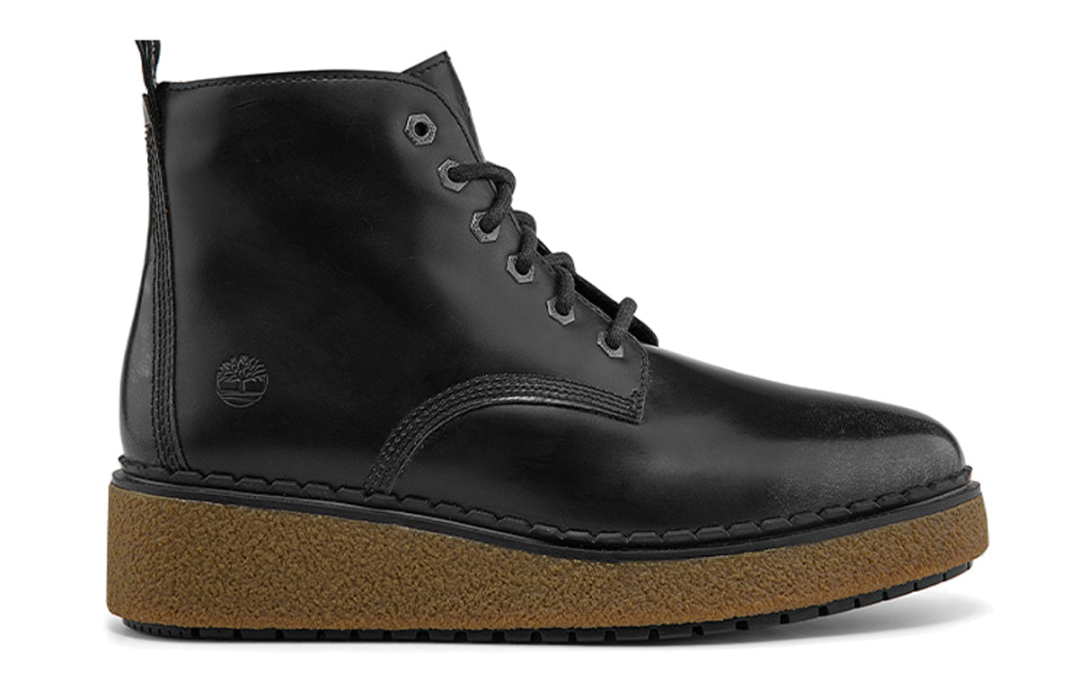 (WMNS) Timberland Bluebell Lane Lace Up Bootie Fashion Closed Toe Boot 'Black' A21DA