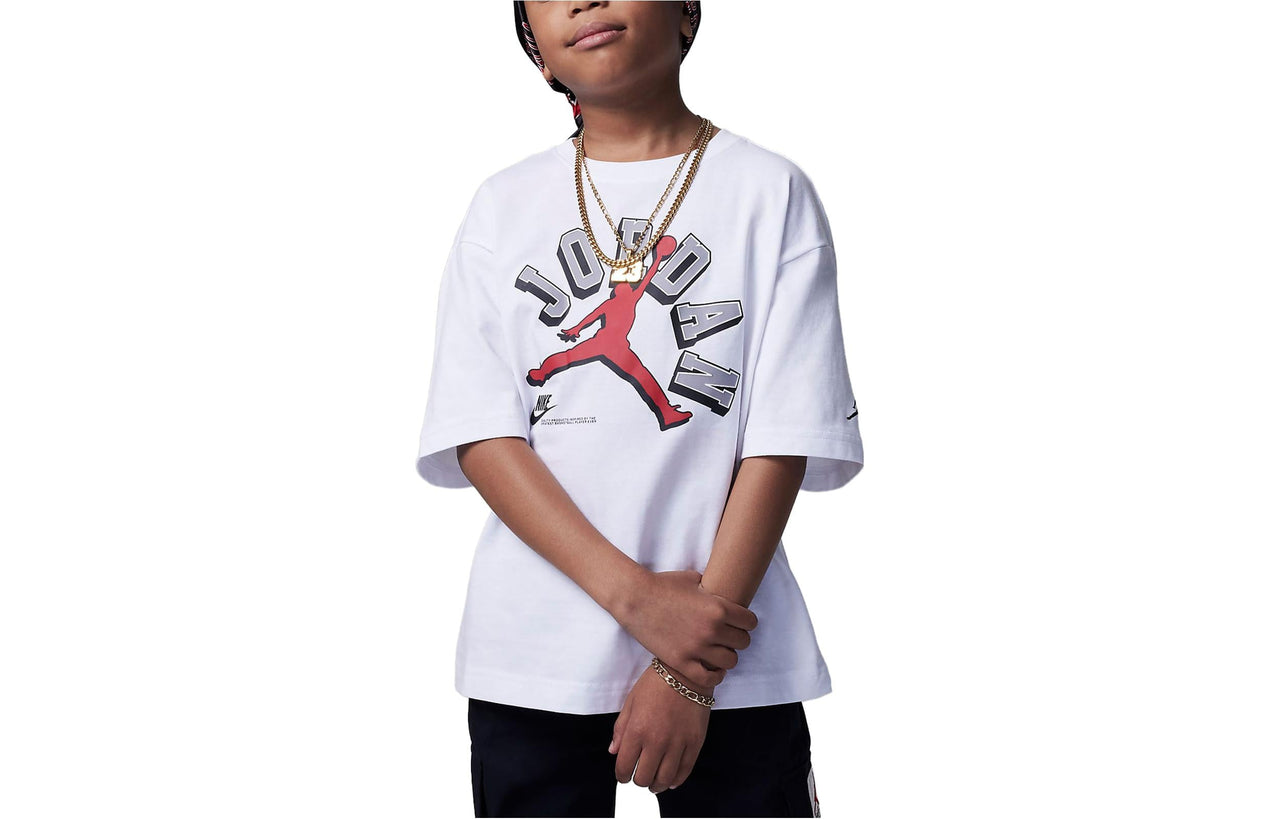 (GS) Air Jordan Varisty Jumpman T-Shirt 'White' FV2531-100