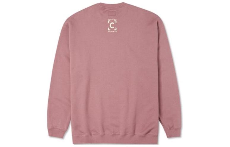 Converse Counter Climate Graphic Crew Sweatshirt Asia Sizing 'Pink Mauve' 10025032-A03