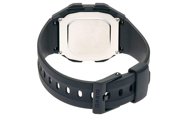 CASIO Sports Quartz Waterproof Unisex Mens Black Digital F-201WA-9A