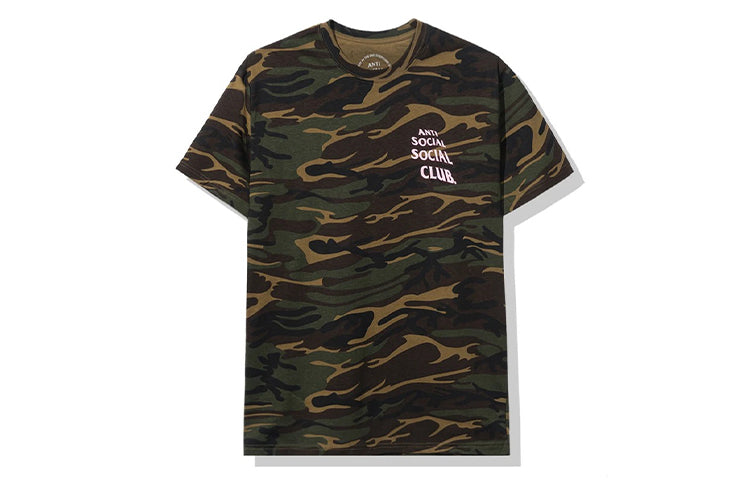 ANTI SOCIAL SOCIAL CLUB Camouflage Short Sleeve Unisex Green ASSC-535
