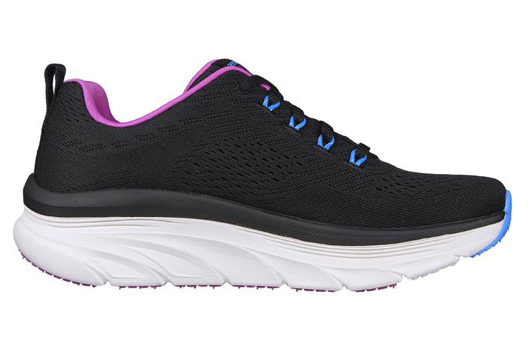 (WMNS) Skechers DLux Walker 149368-BKPR