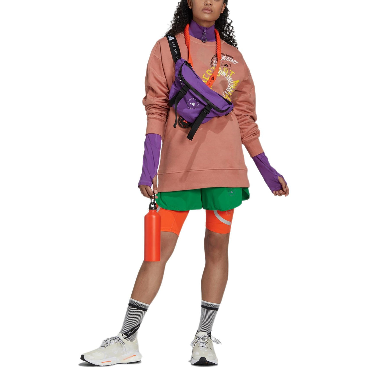 adidas by Stella McCartney Sportswear Sweatshirt 'Faded Ambient Blush' IB5887