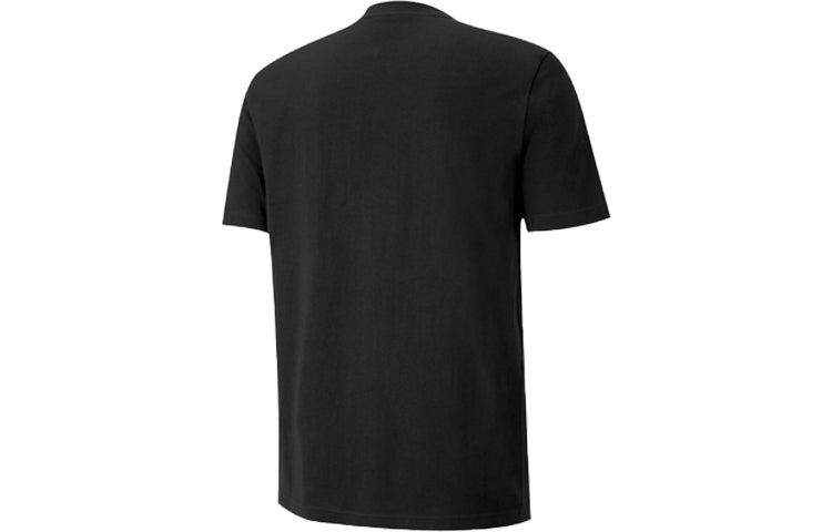 PUMA Rebel Camo Printing Short Sleeve Couple Style Black 582781-01