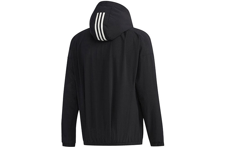 adidas Casual Sports Hooded Jacket Men's Black FM5397