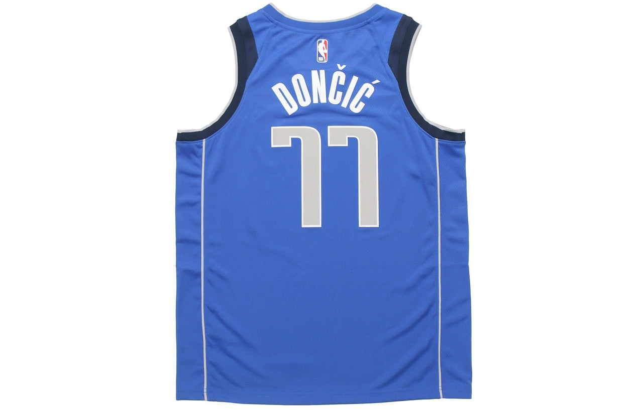 قميص كرة السلة Nike NBA Luka Doncic، قميص/سترة SW Fan Edition Team Limited Mavericks رقم 77 أزرق 864469-487