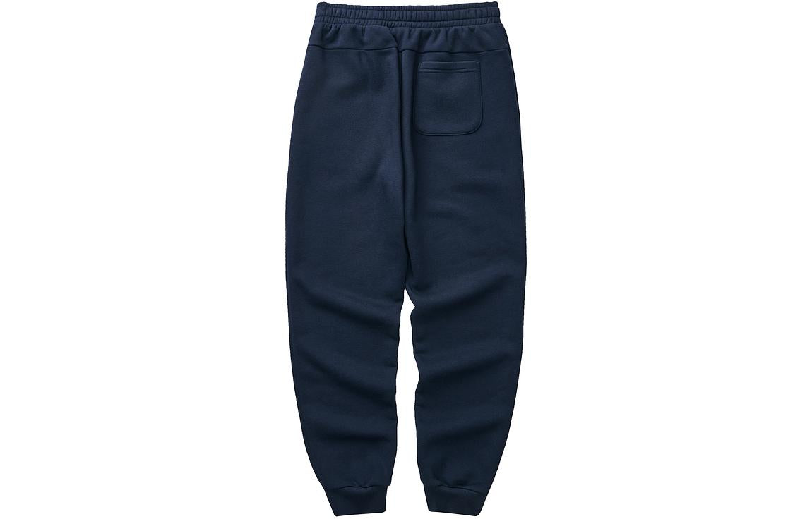 (WMNS) Skechers Colorful Casual Series Fleece-Lined Waist Pants 'Navy' L423W033-002Z