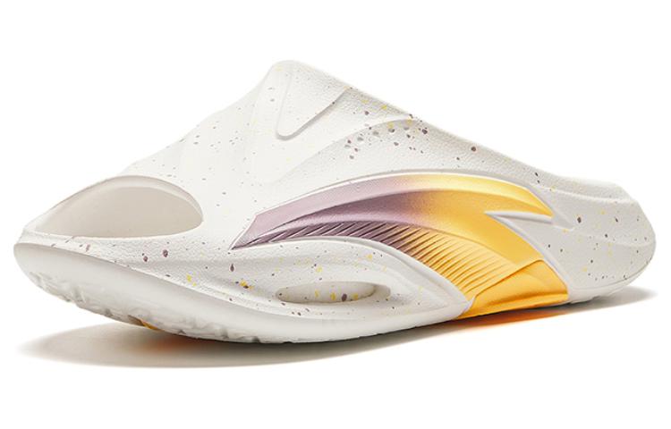 ANTA x WASSUP Nitrogen Slippers 'White yellow Purple' 912411801-3