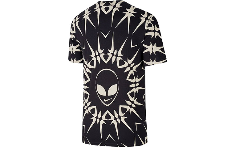 Nike Alien Printing Sports Round Neck Short Sleeve Black CT7051-010