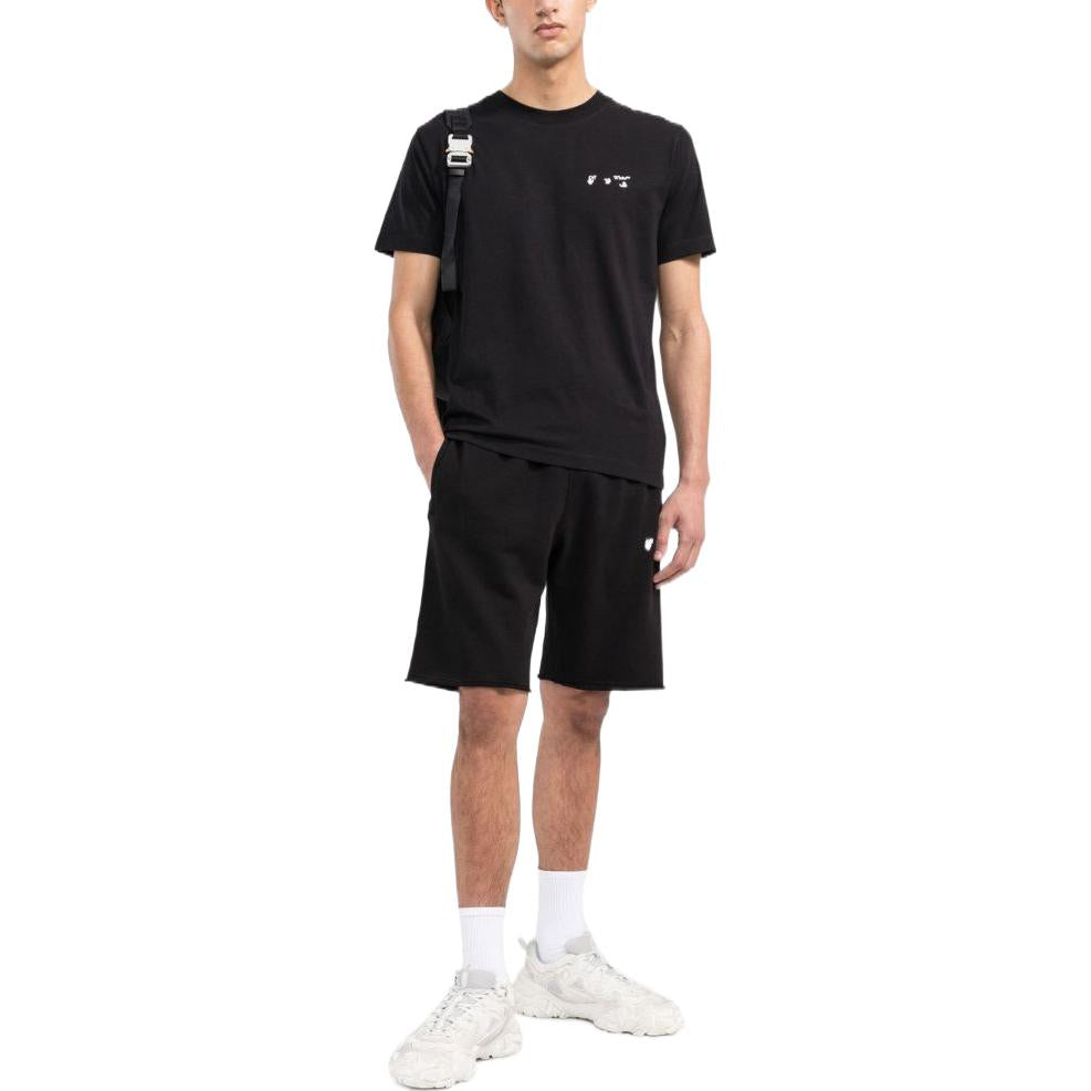 Men's Off-White SS22 Logo Printing Casual Shorts Version Black OMCI006C99FLE00810011001