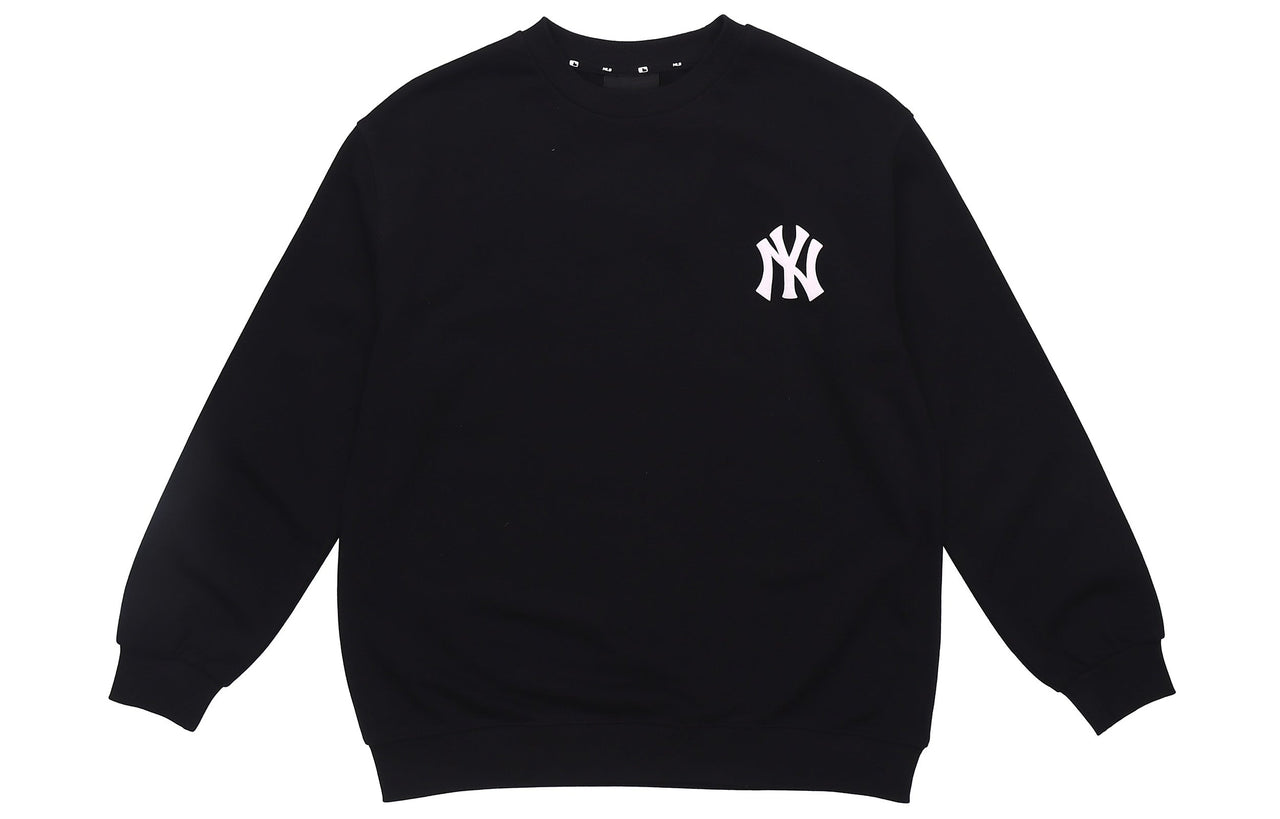 MLB New York Yankees Printing Logo Sports Long-Sleeve Fleece Unisex Black 31MT21011-50L