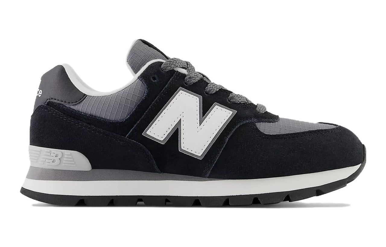 (GS) New Balance 574 Shoes 'Black White' GC574DZB