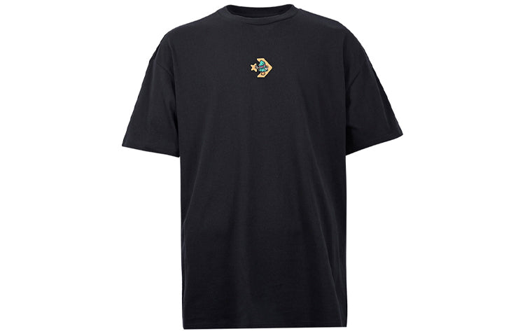 Men's Converse Funny Cartoon Printing Pattern Breathable Sports Short Sleeve Black 10022785-A03