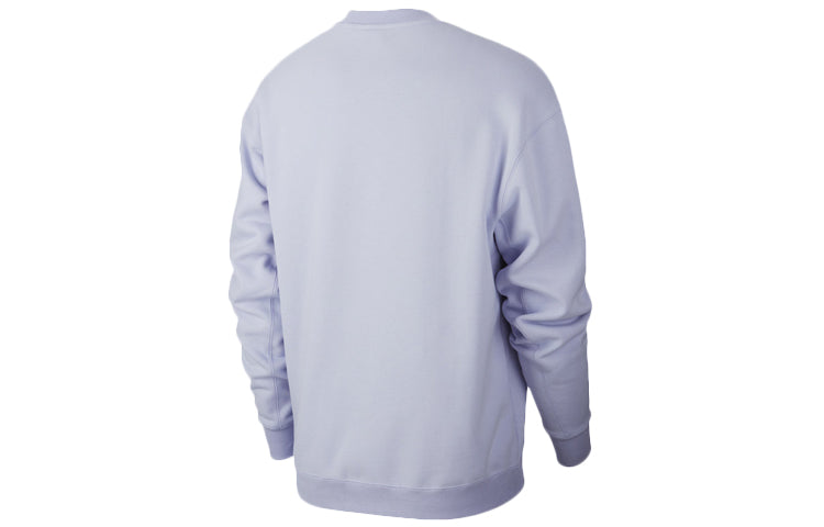 Nike Sportswear JDI Fleece Crew Casual Sports Round Neck Purple Light purple CD0414-539