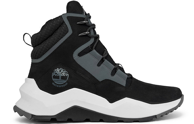 Timberland Madbury Side-Zip Waterproof Boot 'Black Nubuck' A2HHUW