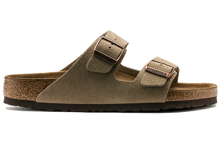 Birkenstock Arizona Soft Footbed Suede Leather 'Taupe' 951301
