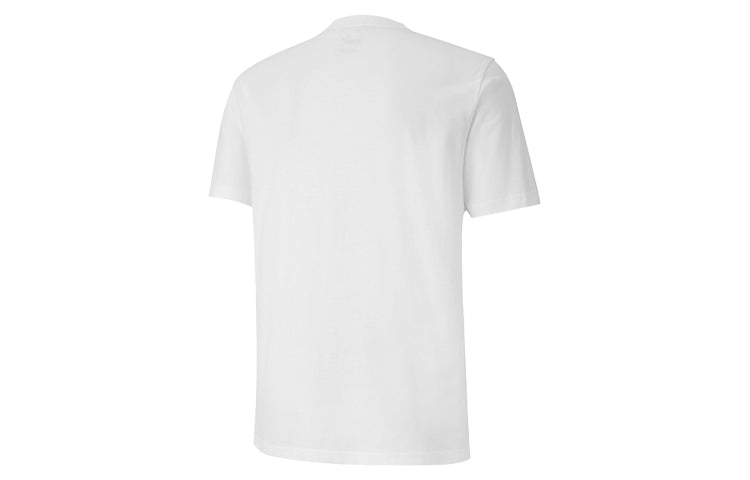 PUMA Logo Large Alphabet Casual Printing Round Neck Short Sleeve White 582772-62