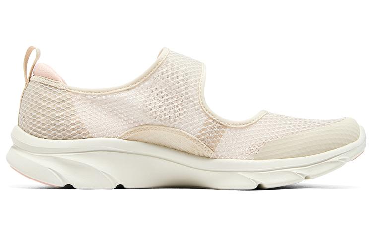 (WMNS) Skechers Dlux Comfort Shoes 'White Pink' 896095-NAT