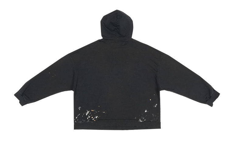 Balenciaga 90/10 Hoodie Wide Fit 'Washed Black' 674986TMVH41055