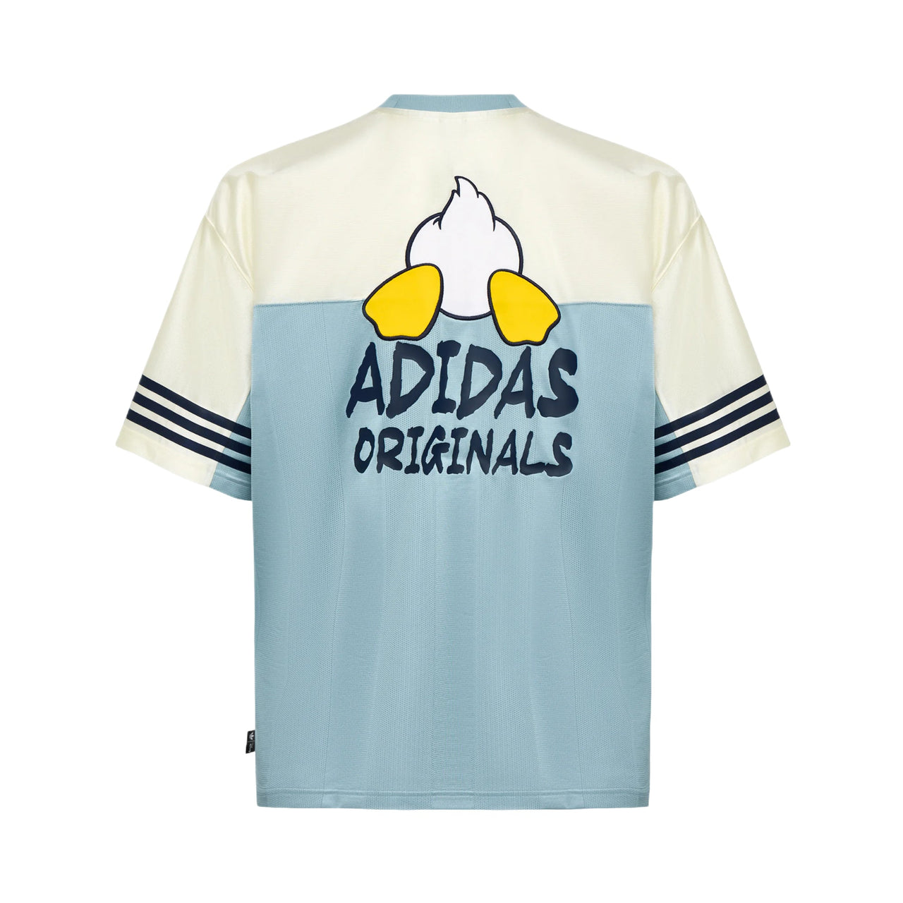 adidas x Disney Donald Duck Jersey Asia Sizing 'Ivory Ash Grey' KU3106