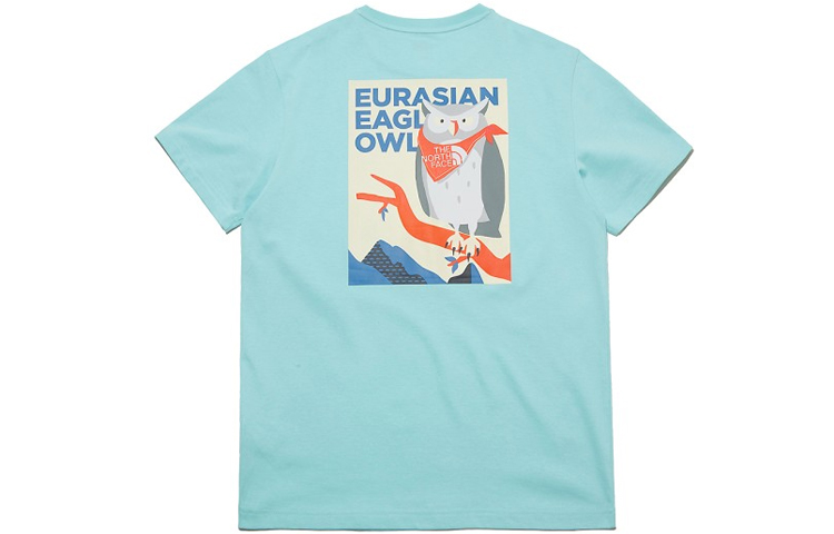 THE NORTH FACE Unisex GO-GREEN Printing Tee Blue NT7UL12L