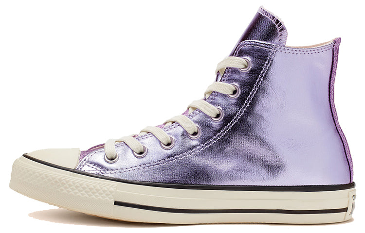(WMNS) Converse Chuck Taylor All Star Shiny Metal High Top Purple 564852C