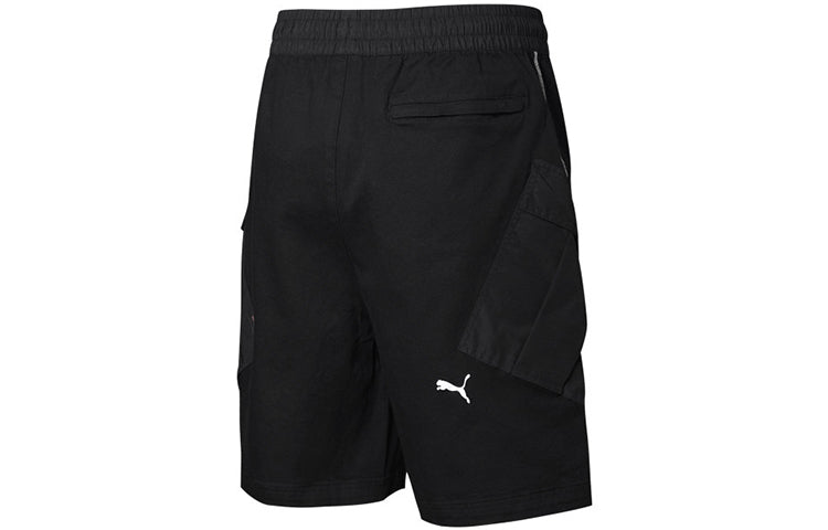PUMA x Attempt Shorts 'Black White' 598196-01