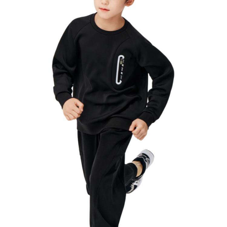 (GS) ASICS Casual Pullover 'Black' 331241215045-001