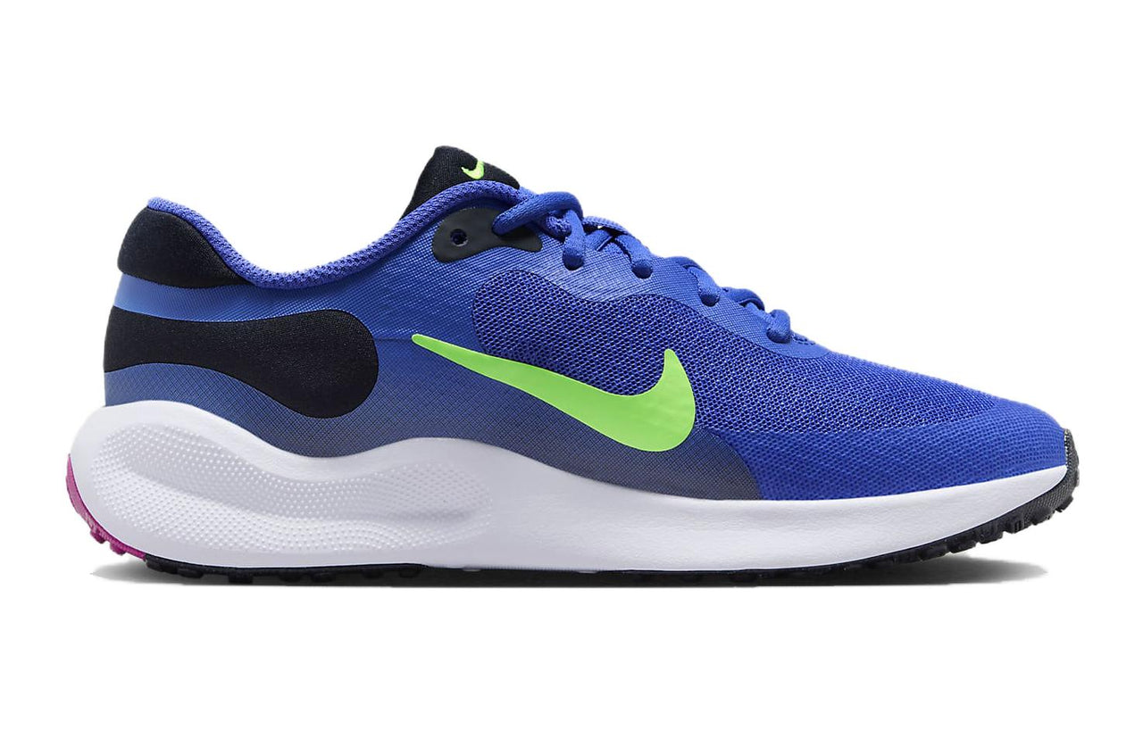 (GS) Nike Revolution 7 'Ultramarine Lime Blast' FB7689-500