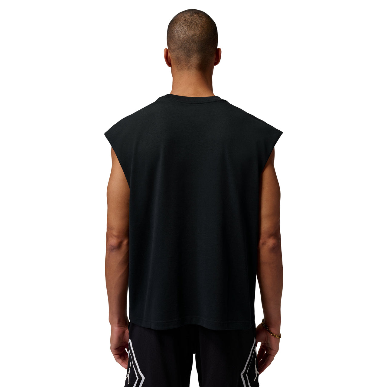 Air Jordan Brooklyn Sleeveless T-Shirt 'Black Metallic Silver' IR1883-010