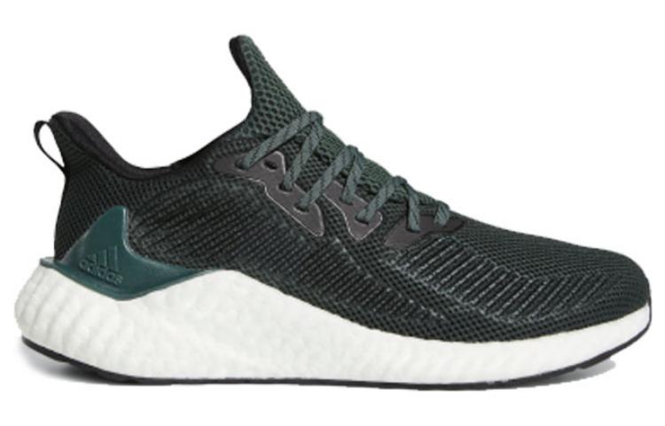 (WMNS) adidas ALPHABOOST WUJI Sneakers Black/White/Green EG6536