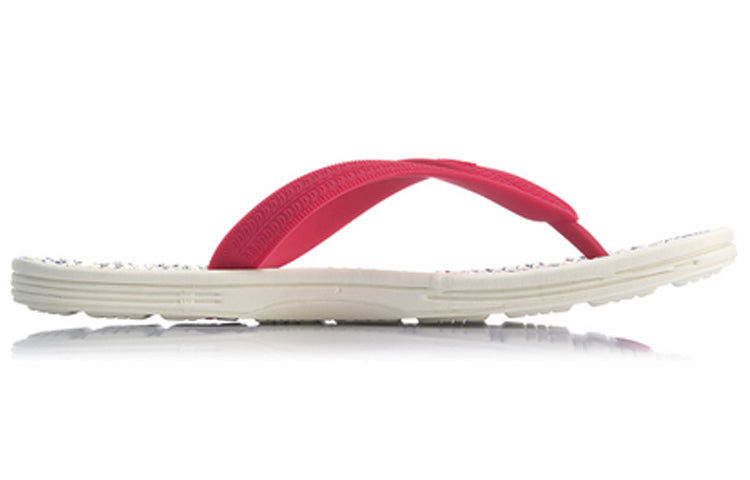 (WMNS) Li-Ning Disney Crossover LN Floper Red White Slippers AGAP002-4