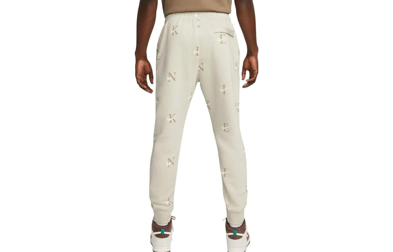 Nike Sportswear Club Printed Basketball Jogger Pants 'Light Bone' DV9611-072
