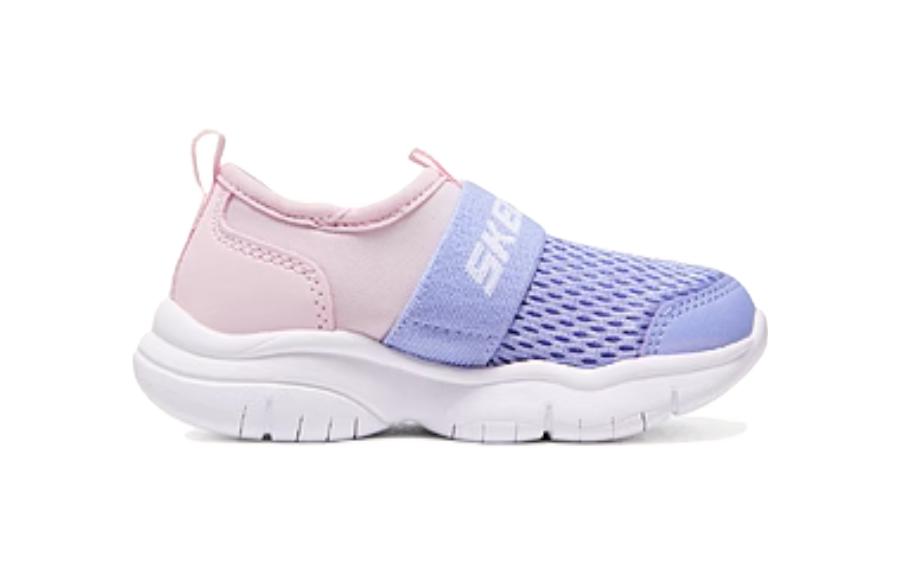 (GS) Skechers Slip-On Comfy Shoes 'Purple Pink' 302579N-PKLV
