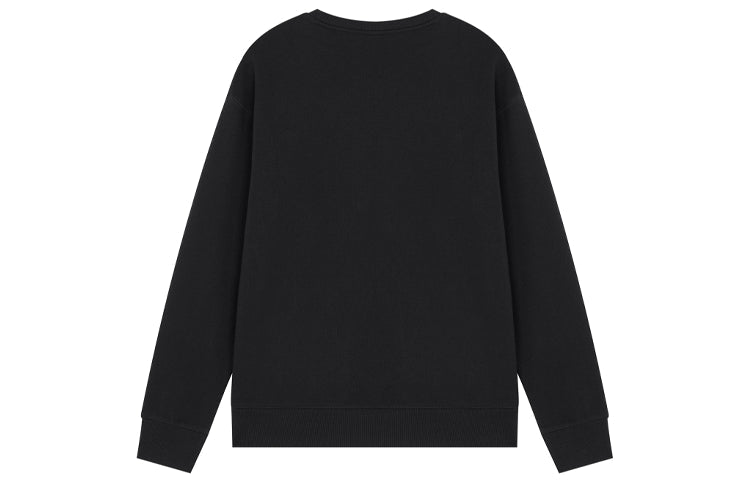 New Balance SS22 Embroidered Logo Sports Round Neck Pullover Black UT21501-BK