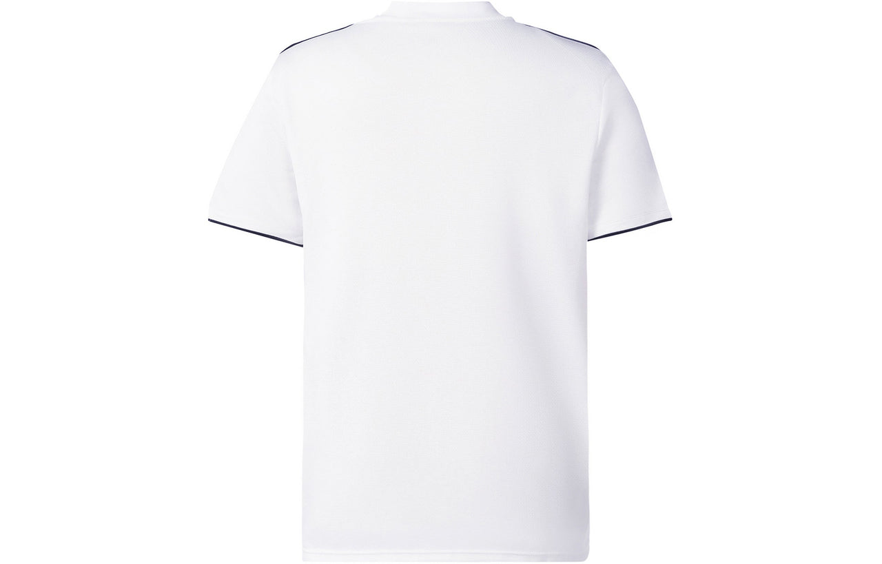 adidas real Madrid 18-19 Season Fan Edition Home Alphabet Logo Stripe Sports Soccer/Football Short Sleeve Jersey White DH3372