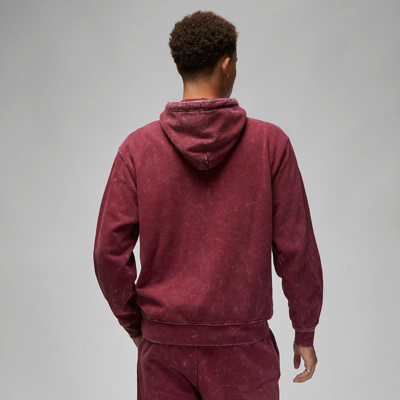Air Jordan Essential Washed Fleece Hoodie 'Burgundy' DR3087-680