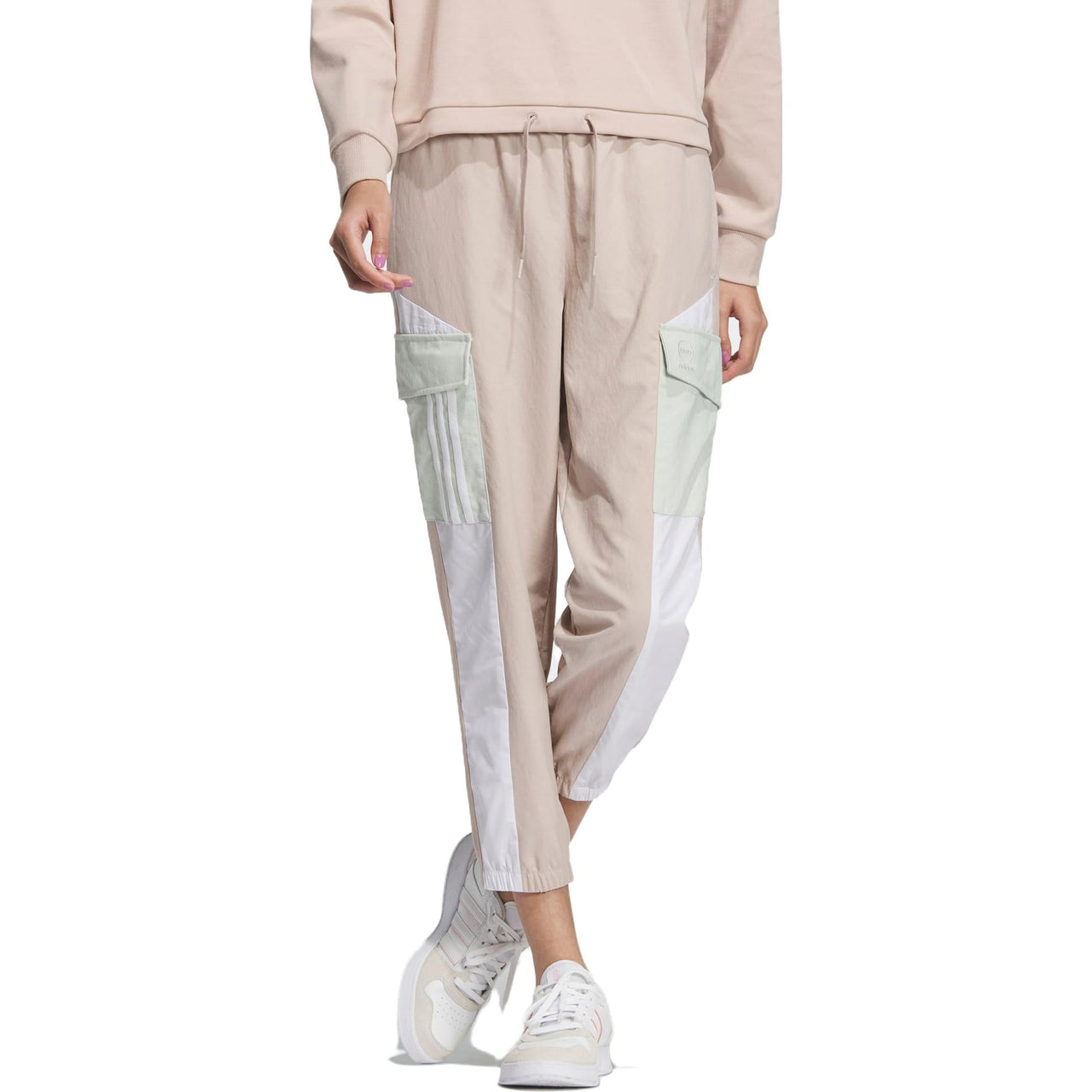 (WMNS) adidas Neo Basketball Pants Asia Sizing 'Beige' IK3435