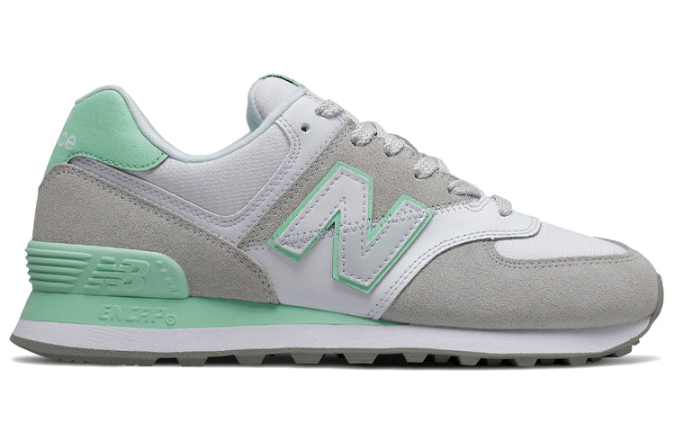 (WMNS) New Balance 574 Split Sail White/Green WL574NHA