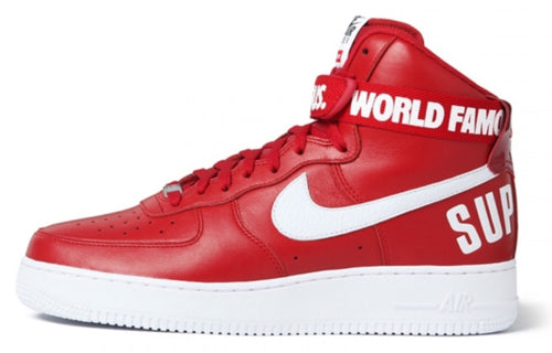 Nike x Supreme Air Force 1 High SP 'Red' 698696-610