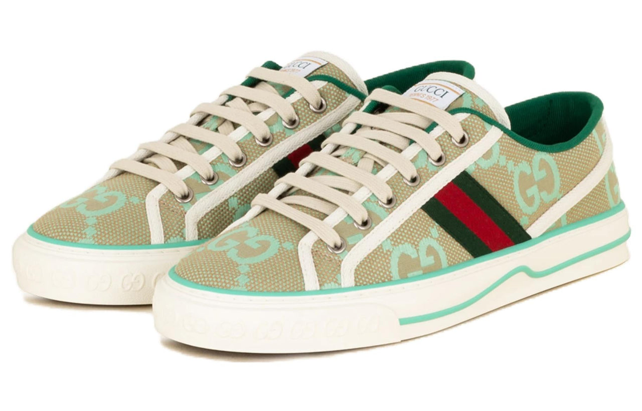 (WMNS) Gucci Tennis 1977 Shoes 'Interlocking G - Green' 725879-UKO70-8864