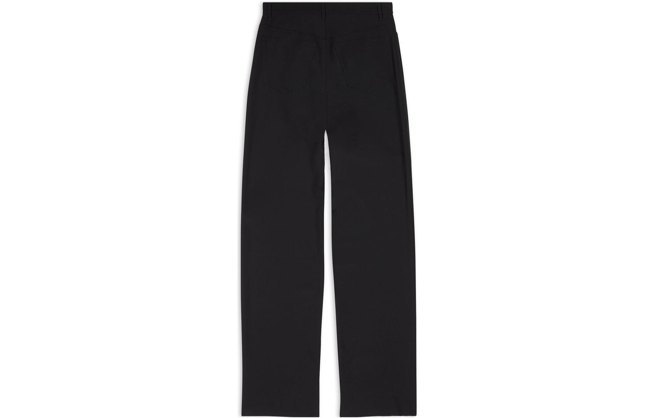 Balenciaga 5 Pocket Baggy Pants 'Black' 725471TNT111000