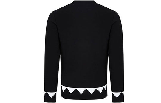 Men's FENDI Pattern Printing Long Sleeves Black FAF522A535F0GME